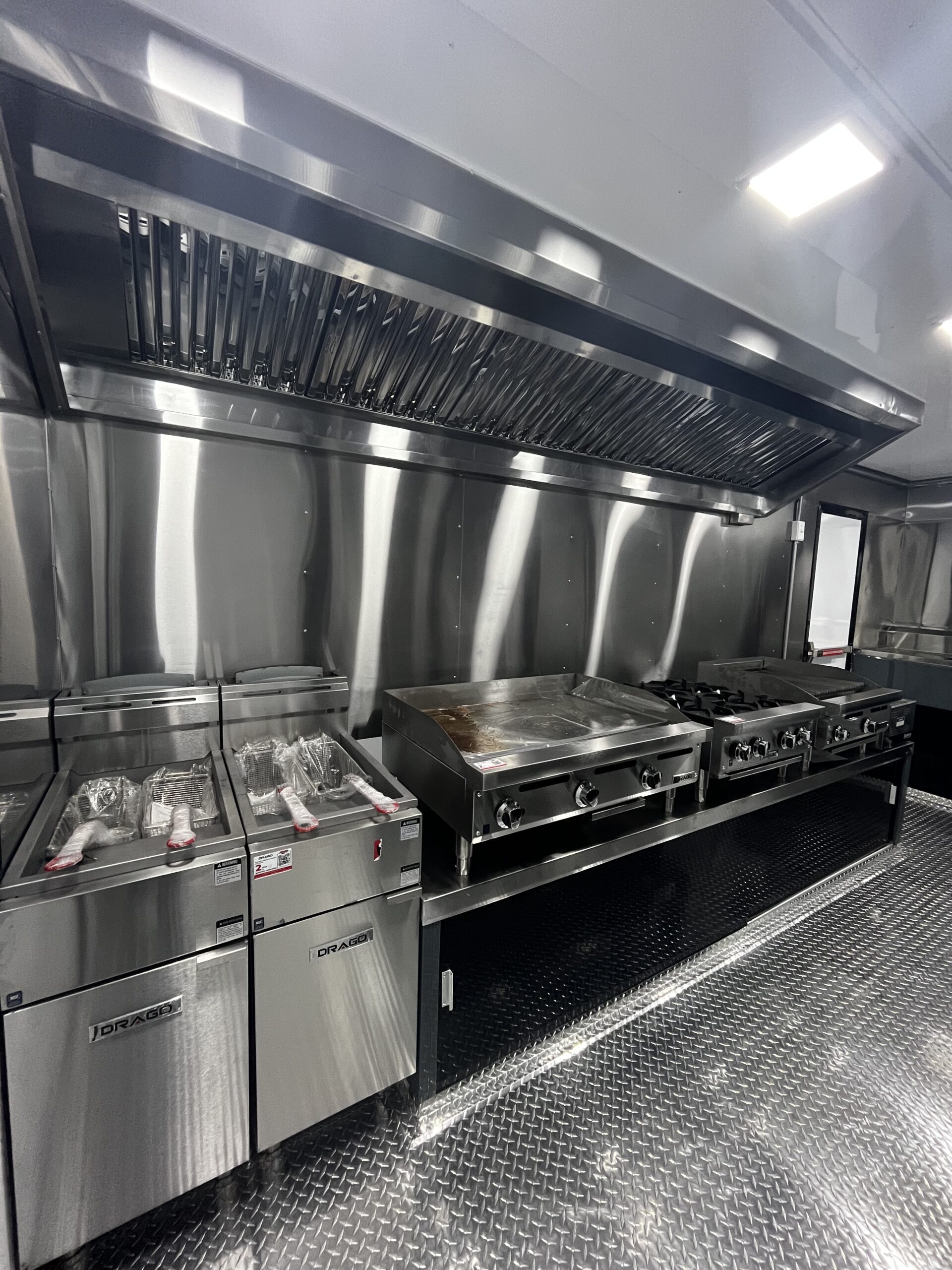 Commercial cooking line