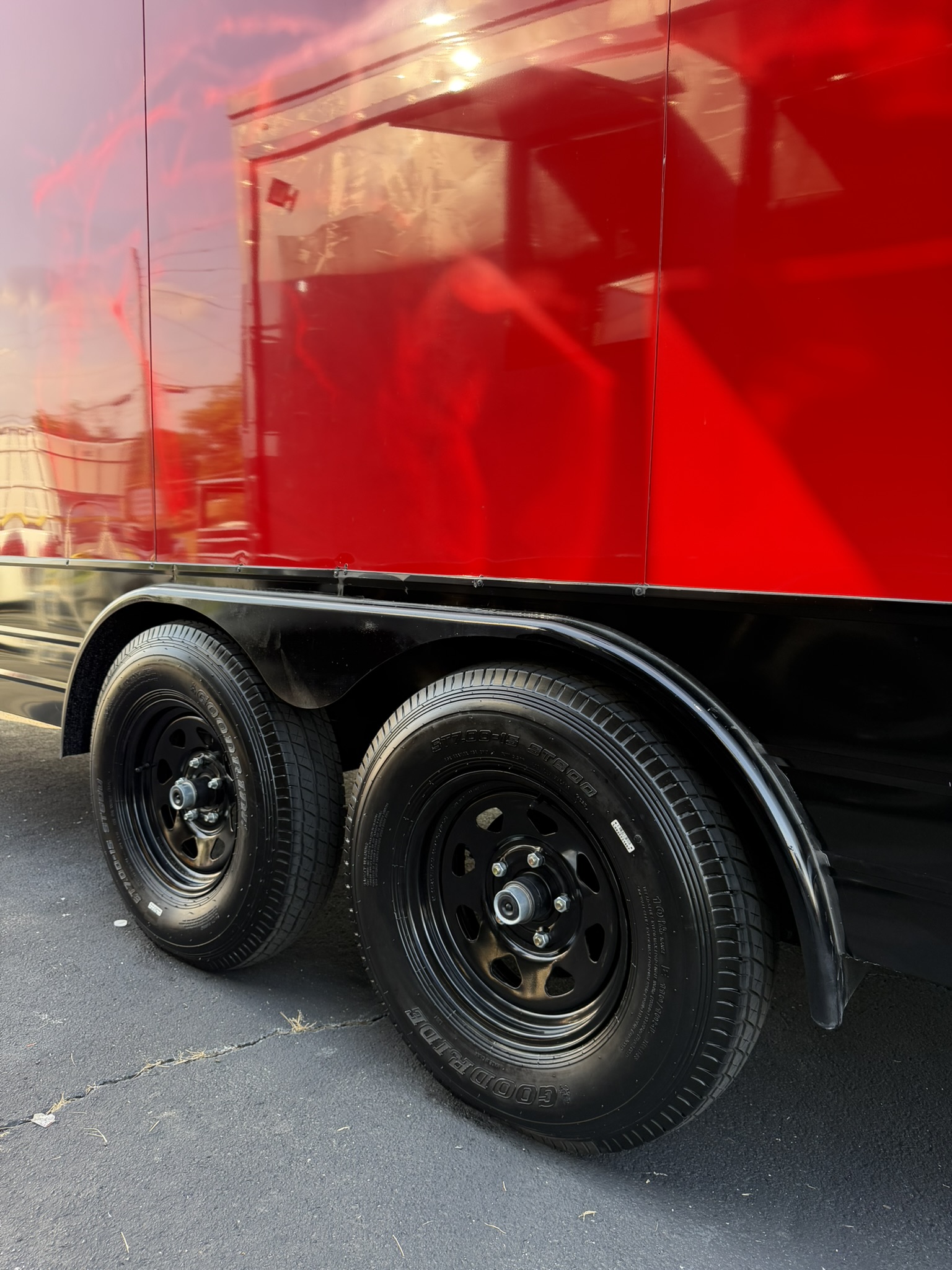 Red Custom Build custom food trailer photo 10