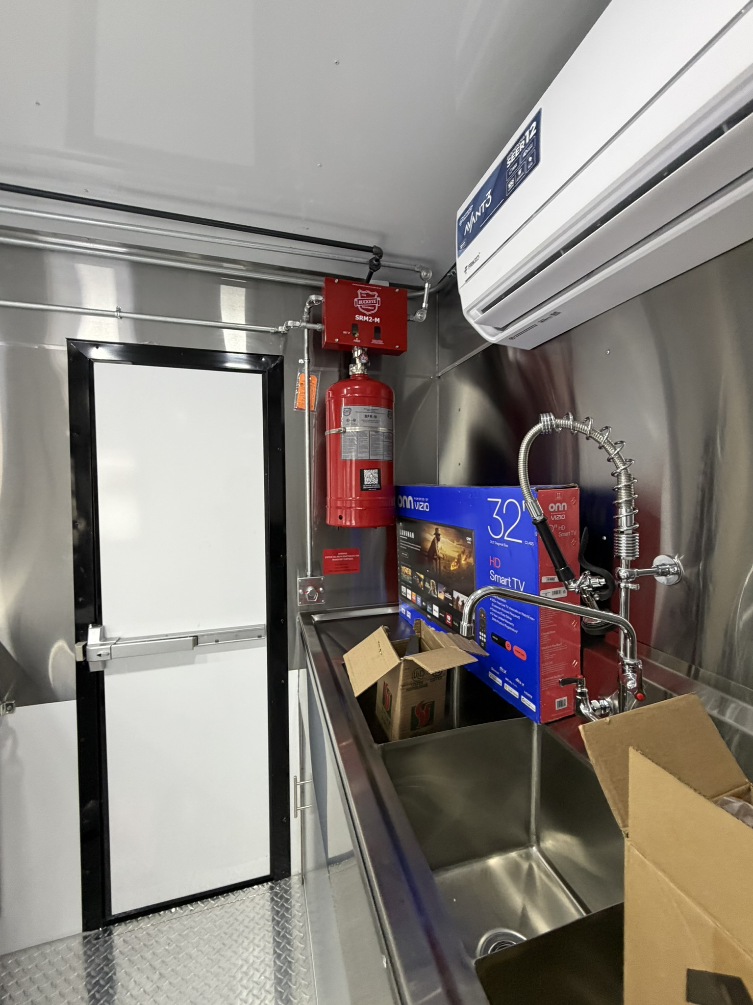 Red Custom Build custom food trailer photo 3