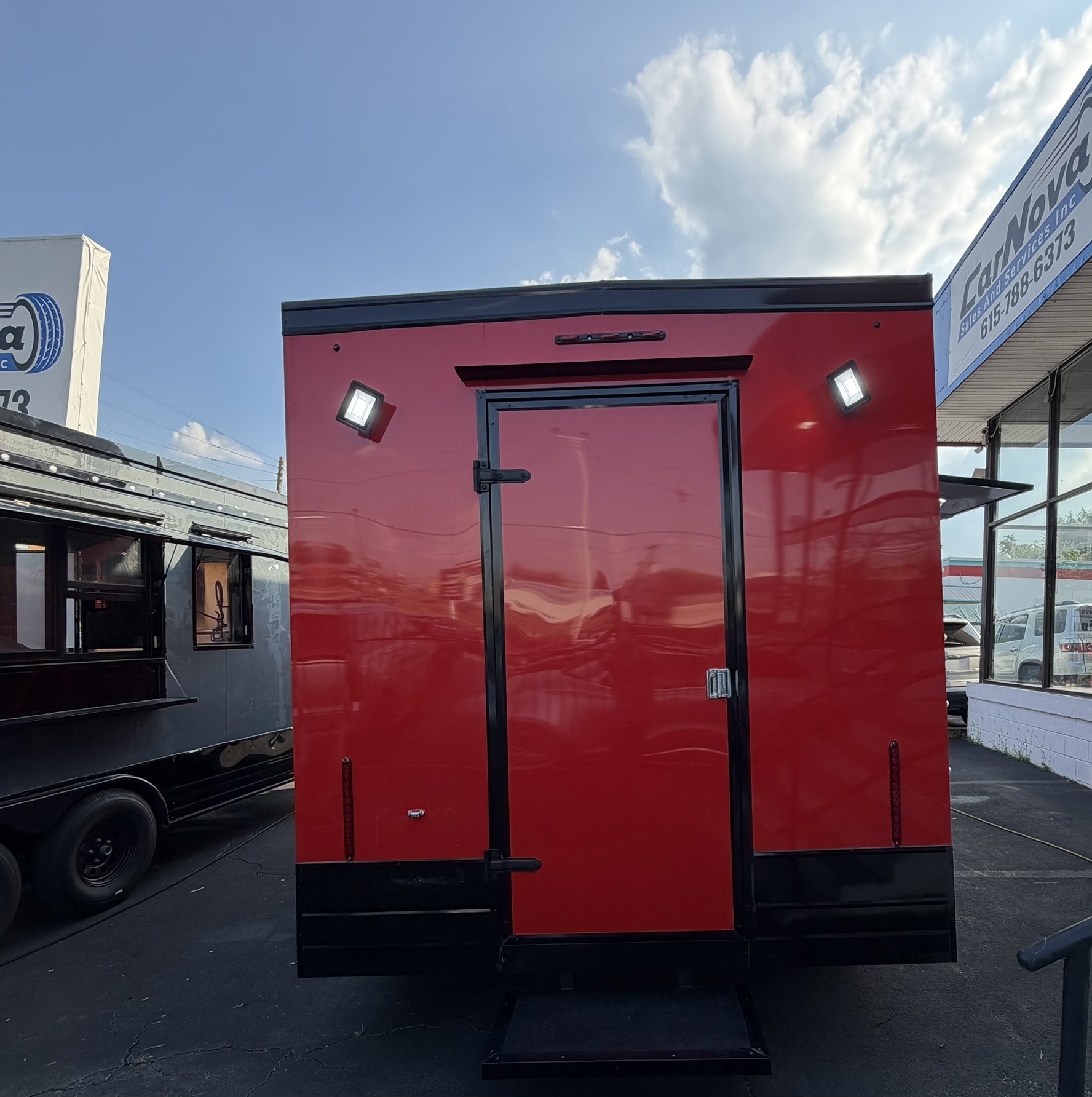 Red Custom Build custom food trailer photo 5