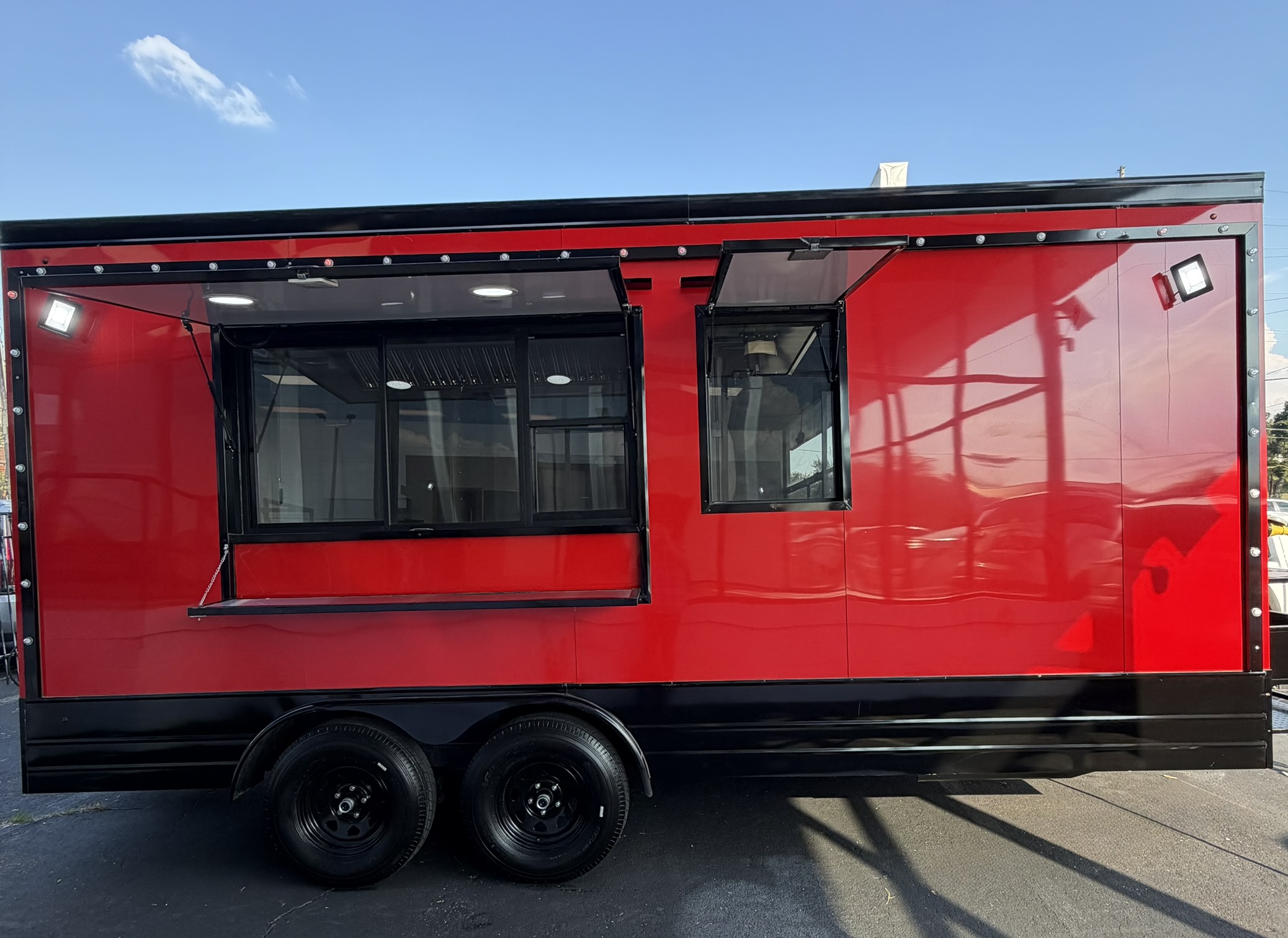 Red Custom Build custom food trailer photo 6