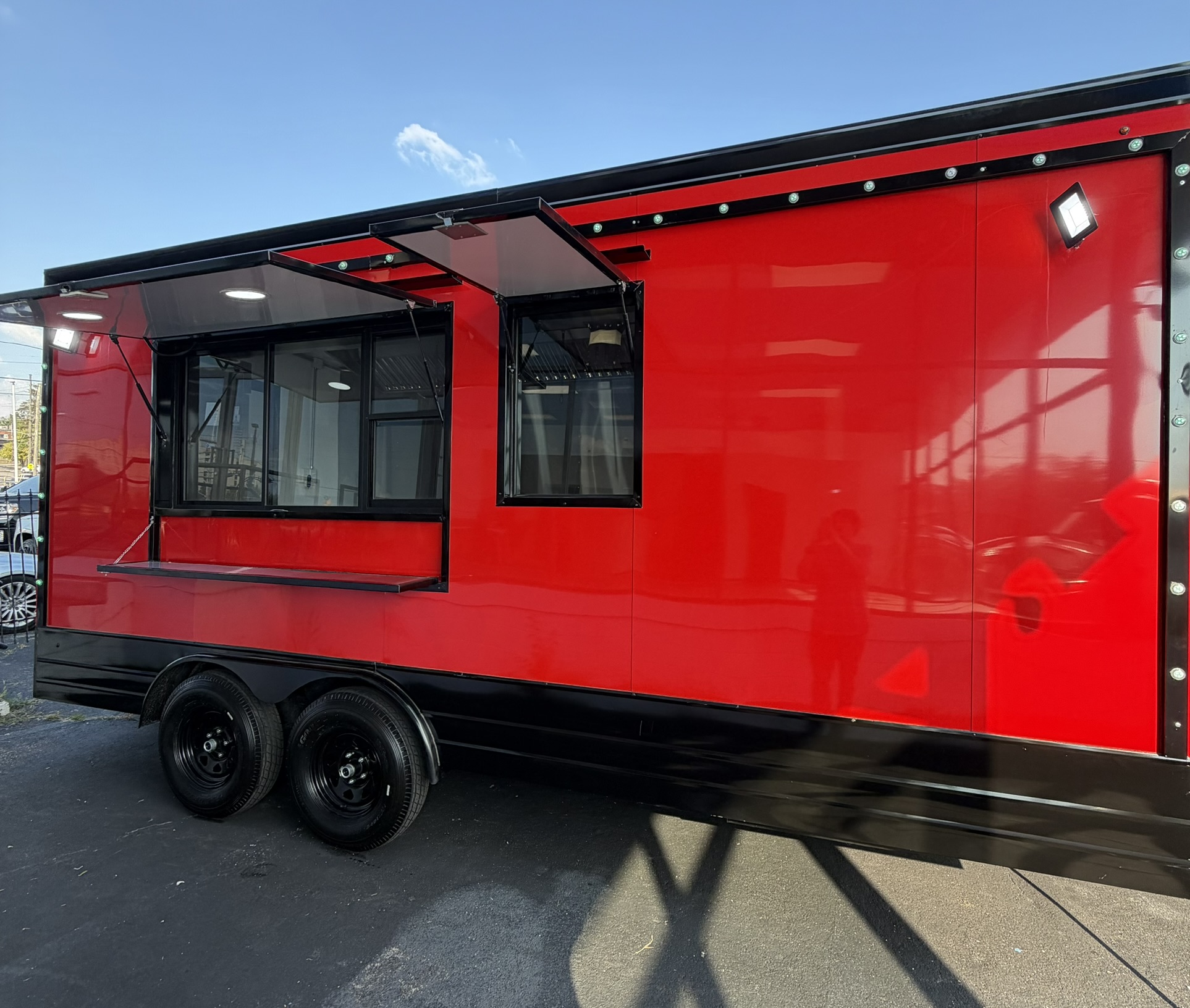 Red Custom Build custom food trailer photo 8
